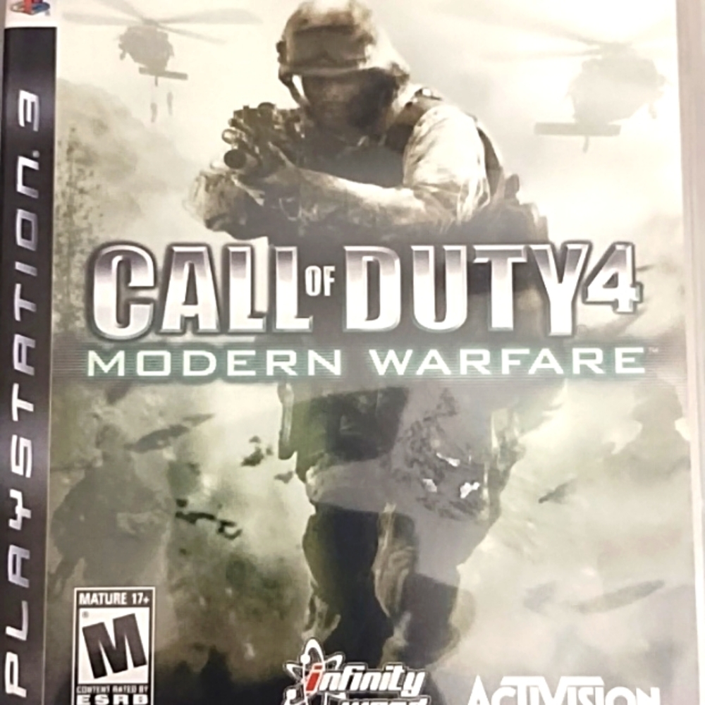 Call of Duty 4 playstation game